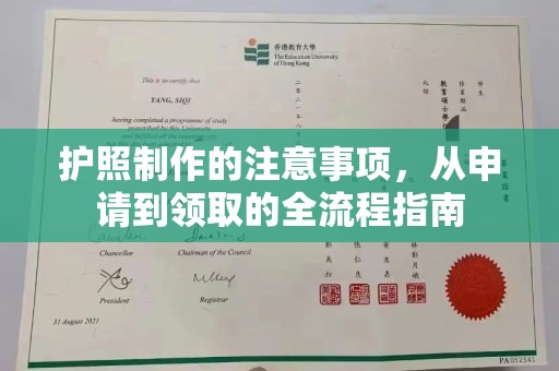 珙县护照制作的注意事项，从申请到领取的全流程指南