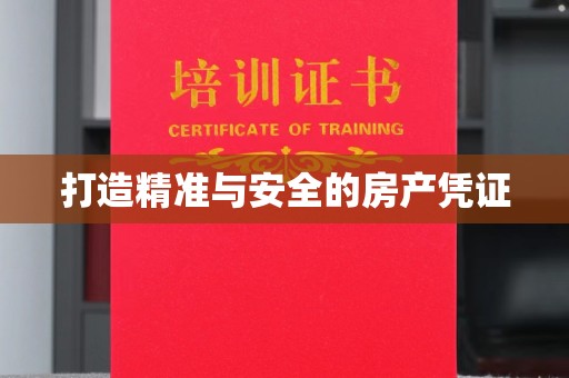 珙县打造精准与安全的房产凭证